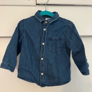 Zara kids denim shirt 12-18 months